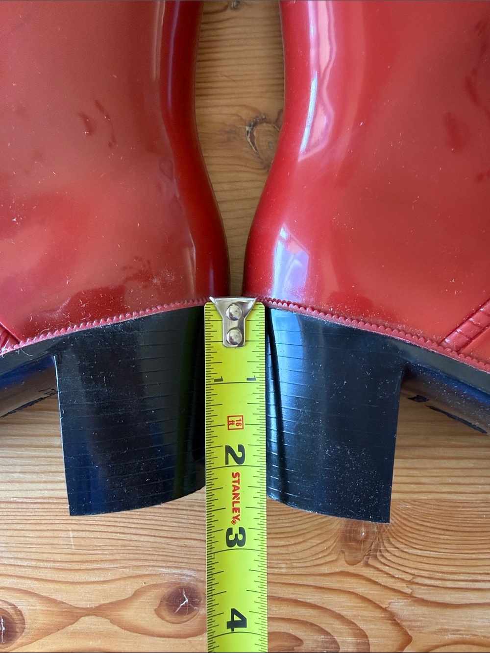 Marc Jacobs Red Patent Rain Boots - Picture 14 of 16